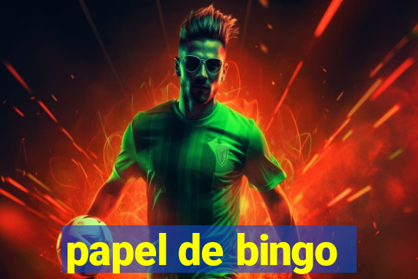 papel de bingo